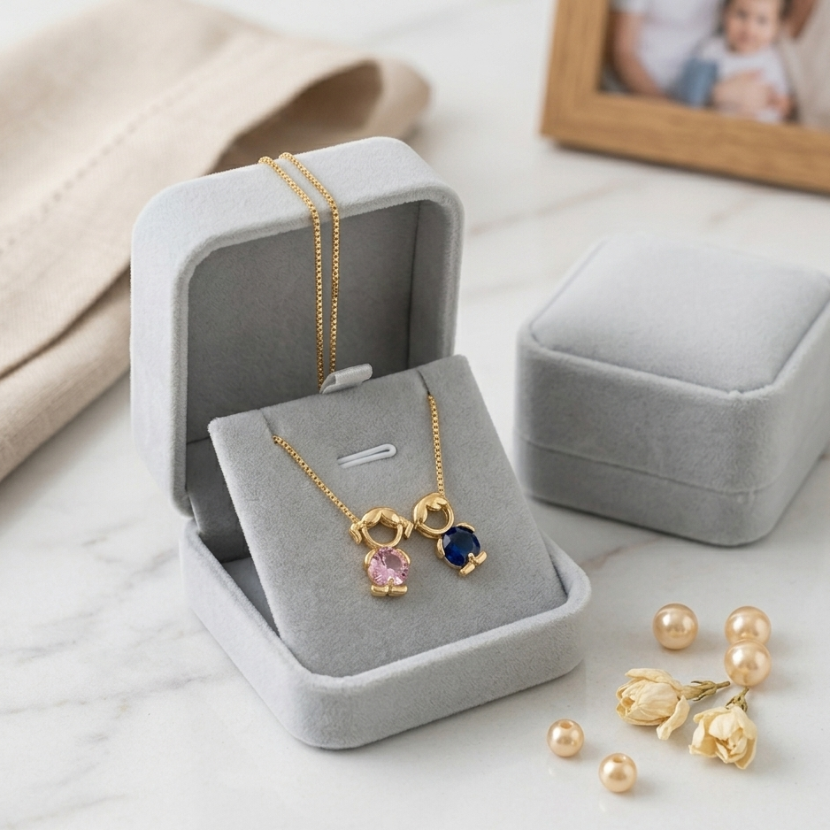 Little Loves™ Family Necklace - A Meaningful Gift Every Mom Will Treasure Forever ❤️